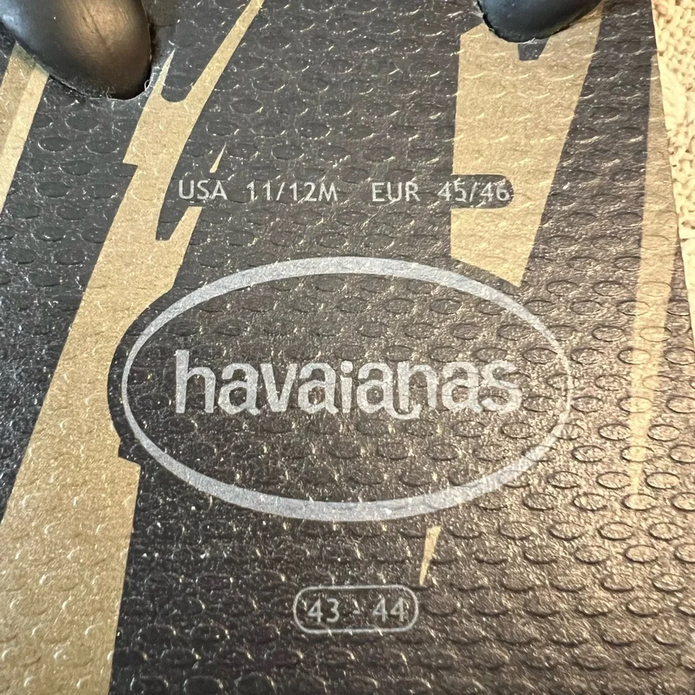 HAVAIANAS Star Wars‎ Darth Vader Luke Skywalker Beach Flip Flops Men's Size 11.5